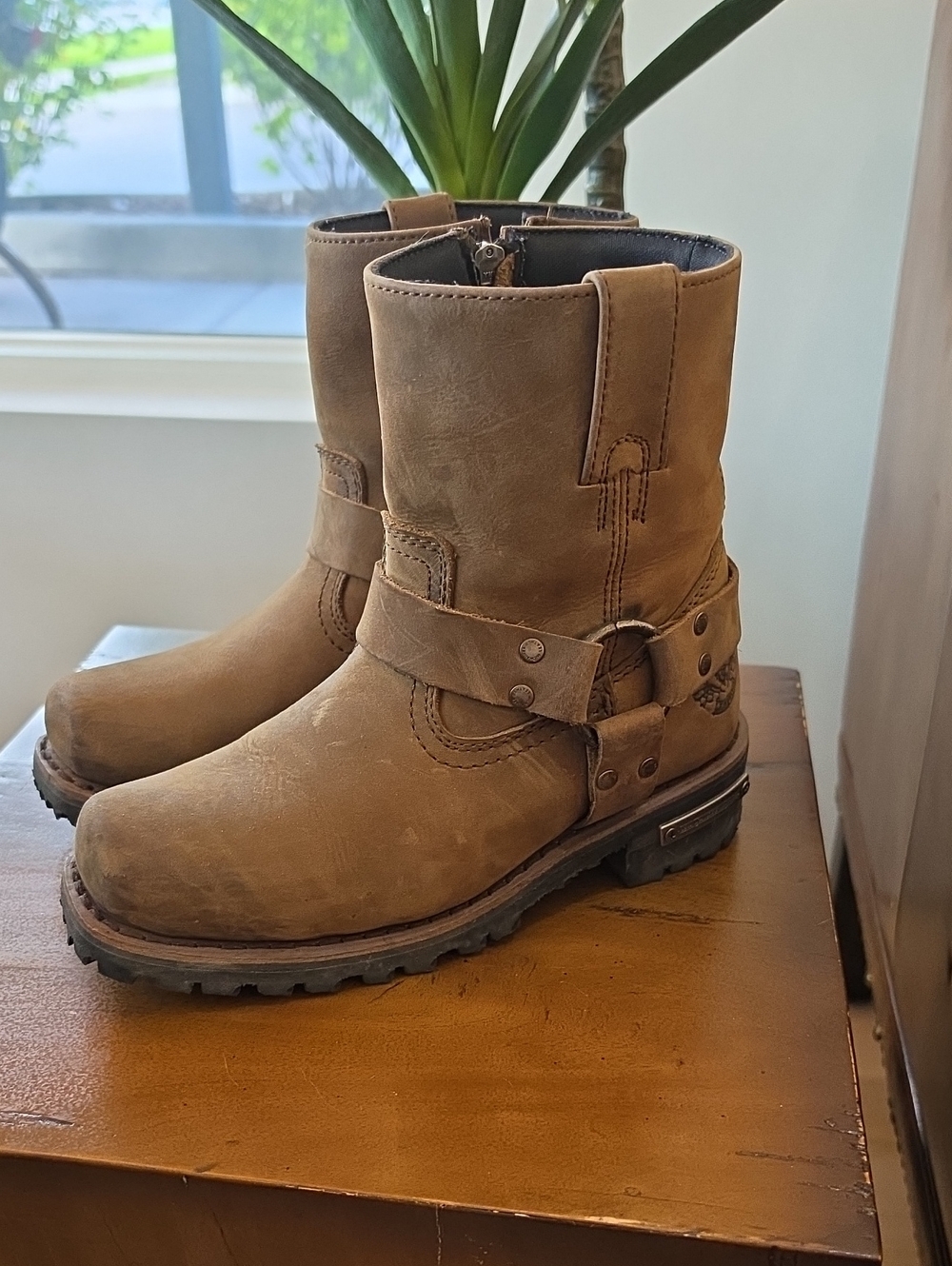 Wolverine Leather Moto Boots